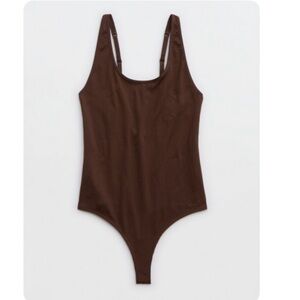 NWT Aerie Superchill Seamless Rib Scoop in Canyon Sun